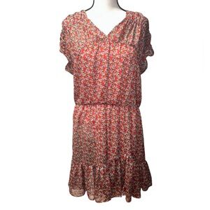 Boutique See U Soon Tiered Ruffle Midi Dress Size XL